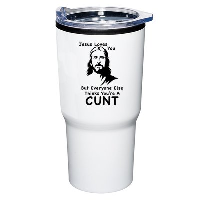 Jesus Loves You But Still A Cunt Tumbler