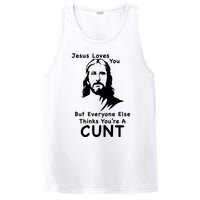 Jesus Loves You But Still A Cunt PosiCharge Competitor Tank