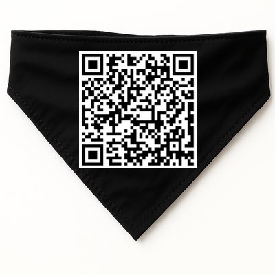 Jesus Loves You QR Code USA-Made Doggie Bandana