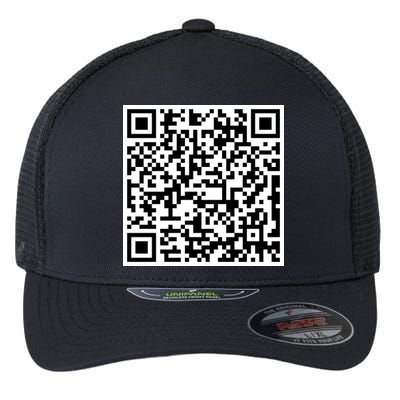 Jesus Loves You QR Code Flexfit Unipanel Trucker Cap