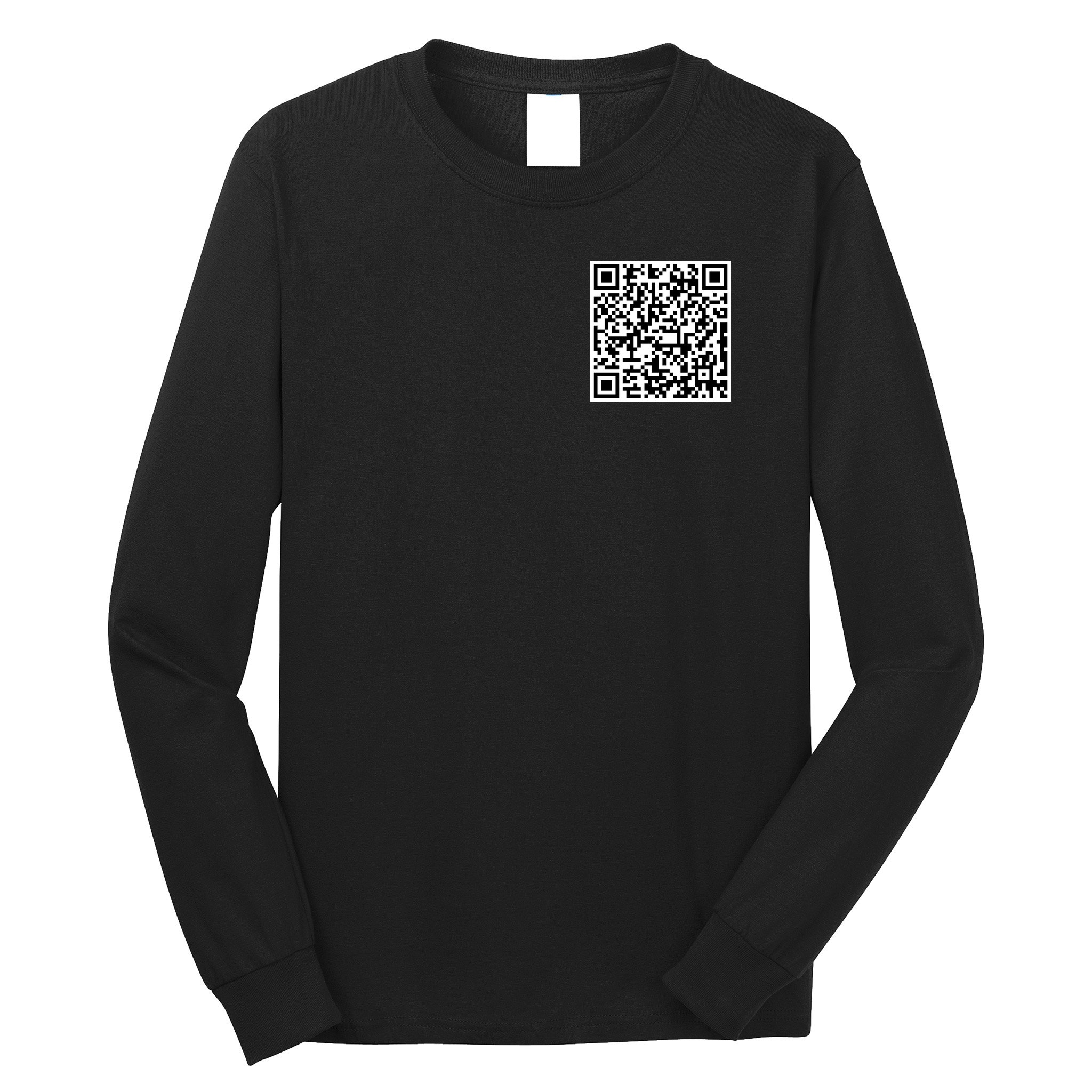 Jesus Loves You QR Code Long Sleeve Shirt