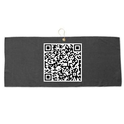 Jesus Loves You QR Code Large Microfiber Waffle Golf Towel