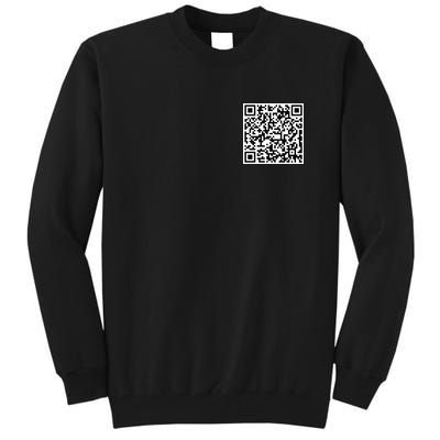 Jesus Loves You QR Code Tall Sweatshirt