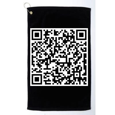 Jesus Loves You QR Code Golf Towel