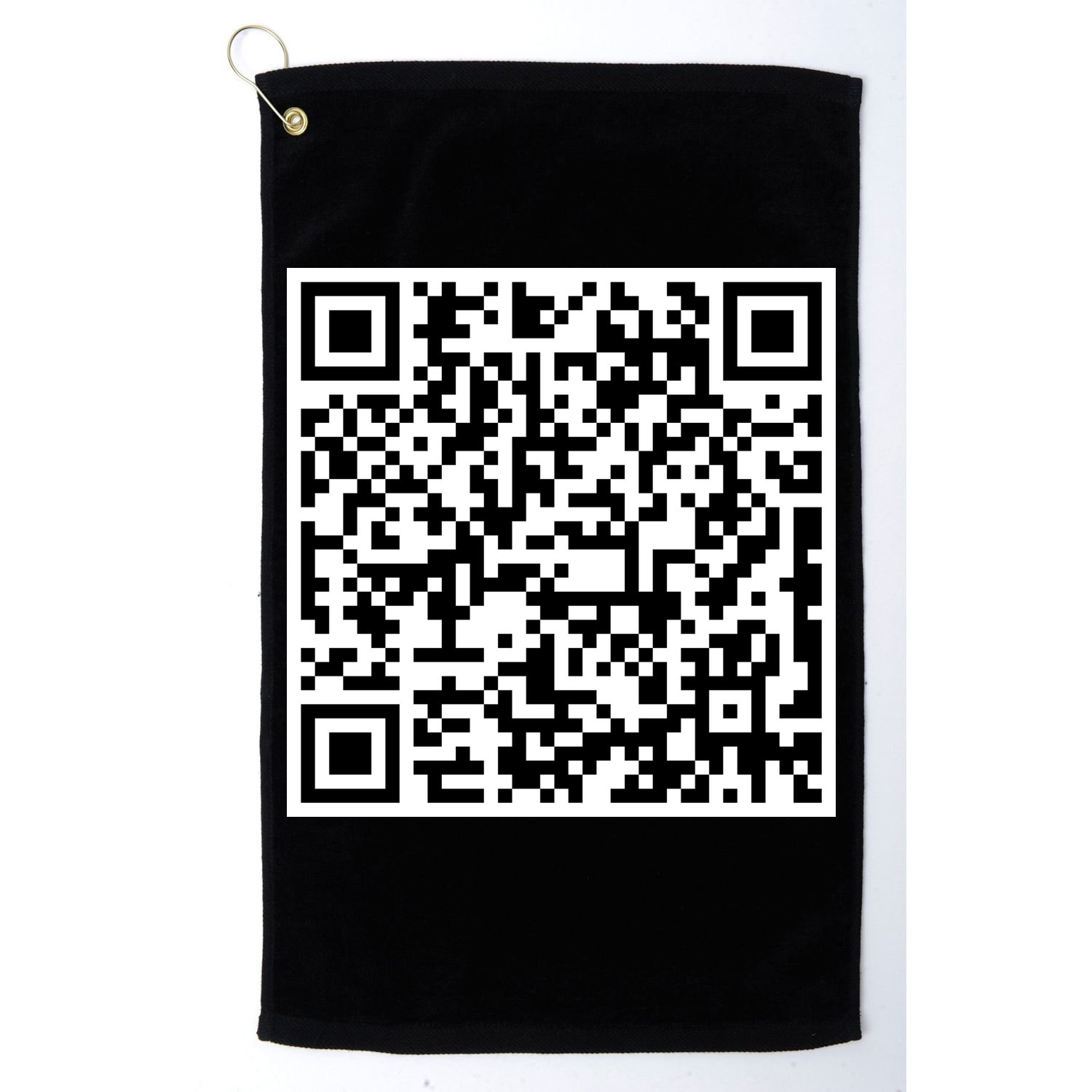 Jesus Loves You QR Code Golf Towel
