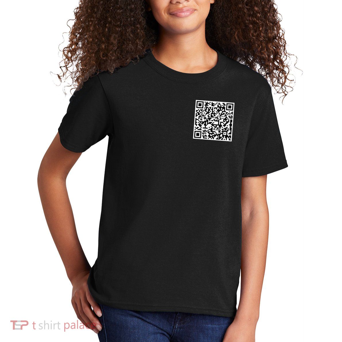Jesus Loves You QR Code Kids T-Shirt