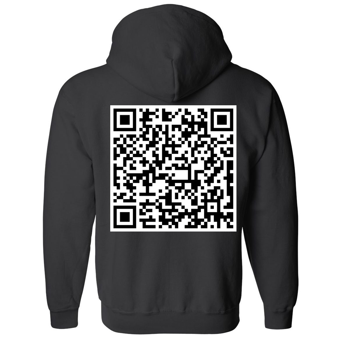 Jesus Loves You QR Code Full Zip Hoodie