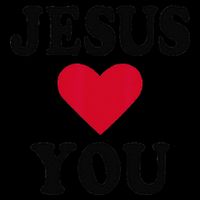 Jesus Loves You Gift Cooling Performance Crew T-Shirt