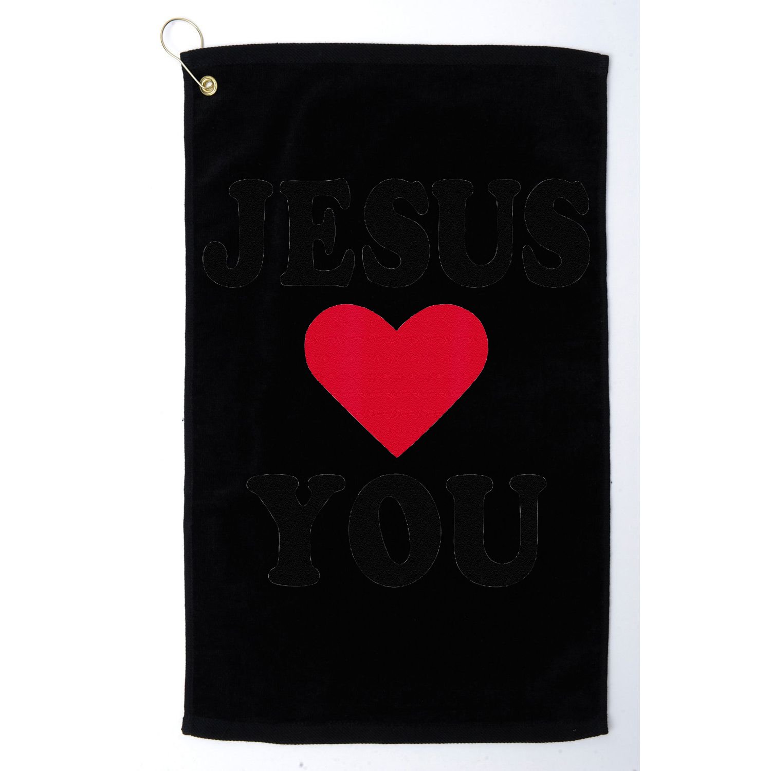Jesus Loves You Gift Golf Towel