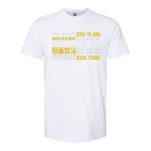 Jesus Loves You In Many Languages Christian Evangelism Softstyle CVC T-Shirt