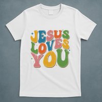 Jesus Loves You Retro Groovy T-Shirt