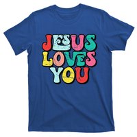 Jesus Loves You Retro Vintage Style Groovy Style T-Shirt