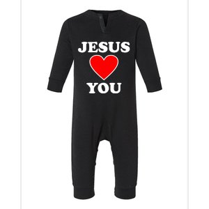 Jesus Loves You Come As You Are Infant Fleece One Piece