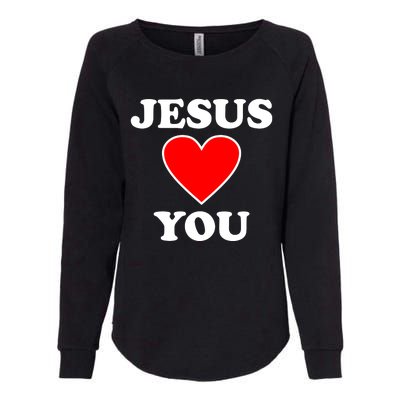 Jesus Loves You Come As You Are Womens California Wash Sweatshirt