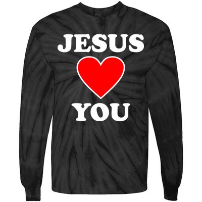 Jesus Loves You Come As You Are Tie-Dye Long Sleeve Shirt