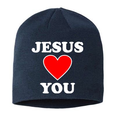 Jesus Loves You Come As You Are Sustainable Beanie