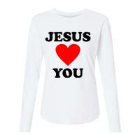 Jesus Loves You Come As You Are Womens Cotton Relaxed Long Sleeve T-Shirt