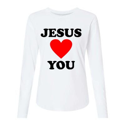 Jesus Loves You Come As You Are Womens Cotton Relaxed Long Sleeve T-Shirt