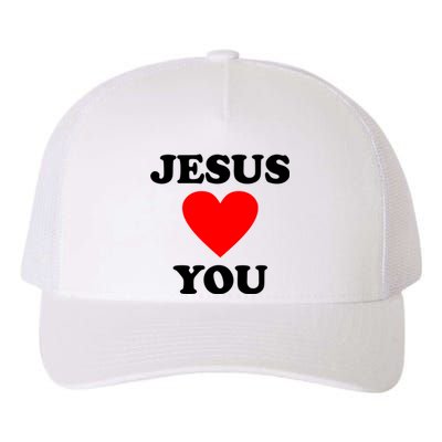 Jesus Loves You Come As You Are Yupoong Adult 5-Panel Trucker Hat