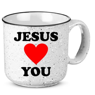 Jesus Loves You Come As You Are 15oz Campfire Ceramic Mug
