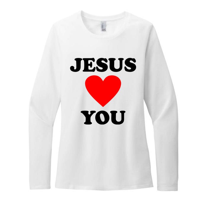 Jesus Loves You Come As You Are Womens CVC Long Sleeve Shirt