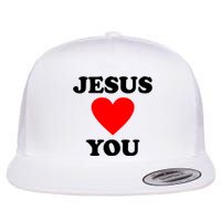 Jesus Loves You Come As You Are Flat Bill Trucker Hat