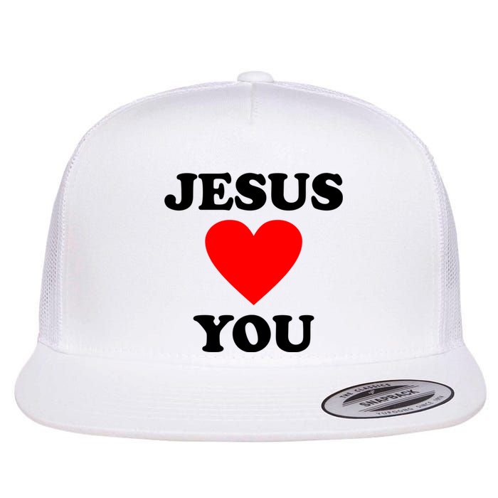 Jesus Loves You Come As You Are Flat Bill Trucker Hat