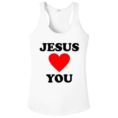 Jesus Loves You Come As You Are Ladies PosiCharge Competitor Racerback Tank