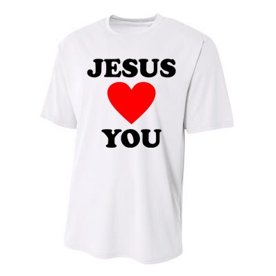 Jesus Loves You Come As You Are Performance Sprint T-Shirt