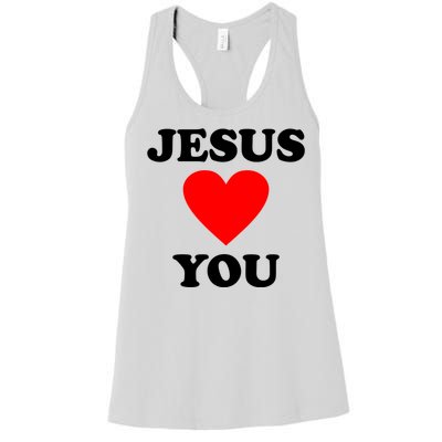 Jesus Loves You Come As You Are Women's Racerback Tank