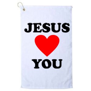 Jesus Loves You Come As You Are Platinum Collection Golf Towel