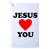 Jesus Loves You Come As You Are Platinum Collection Golf Towel