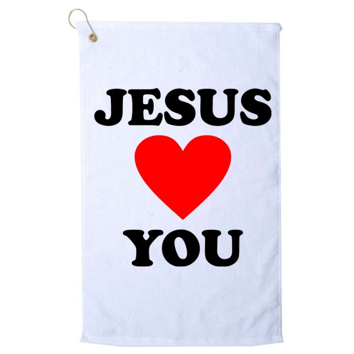 Jesus Loves You Come As You Are Platinum Collection Golf Towel