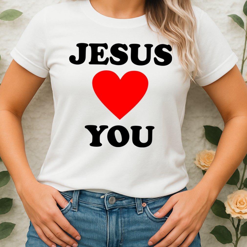 Jesus Loves You Come As You Are Womens T-Shirt