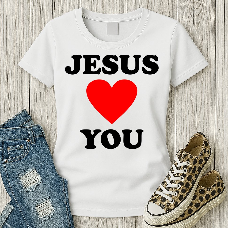 Jesus Loves You Come As You Are Womens T-Shirt