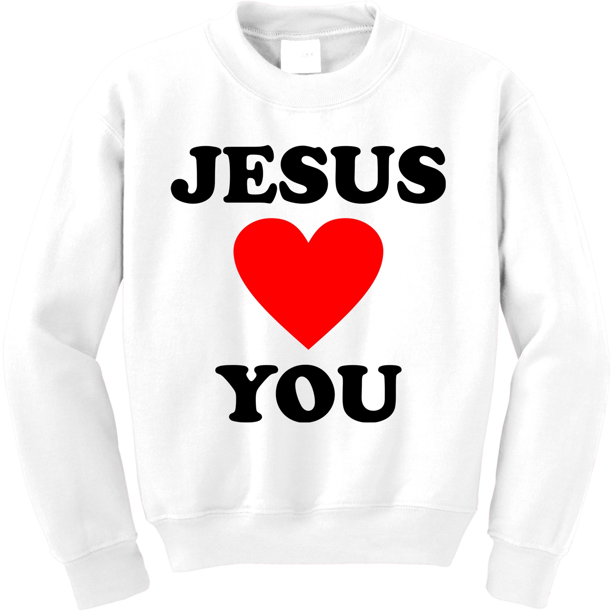 Jesus Loves You Come As You Are Kids Sweatshirt