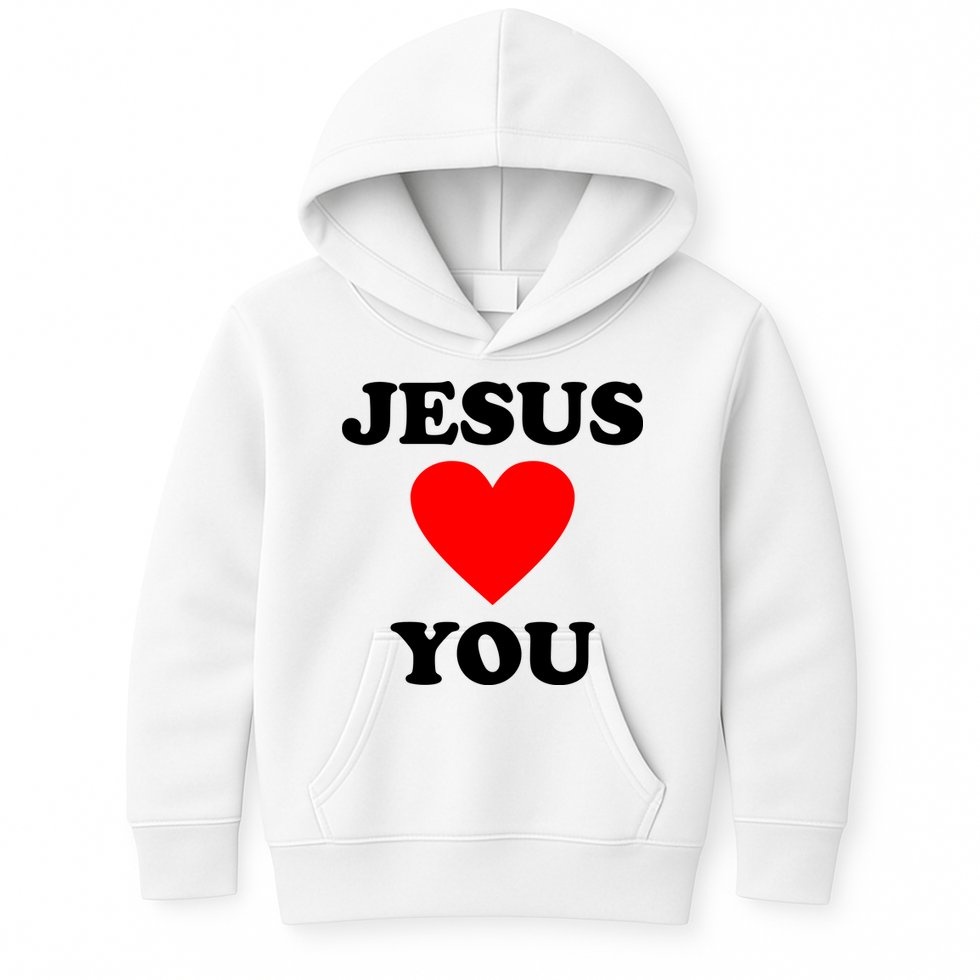 Jesus Loves You Come As You Are Kids Hoodie