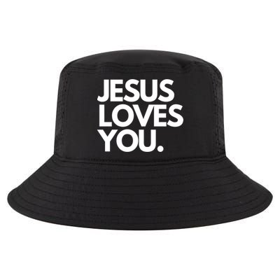 Jesus Loves You Christian Cute Gift Cool Comfort Performance Bucket Hat