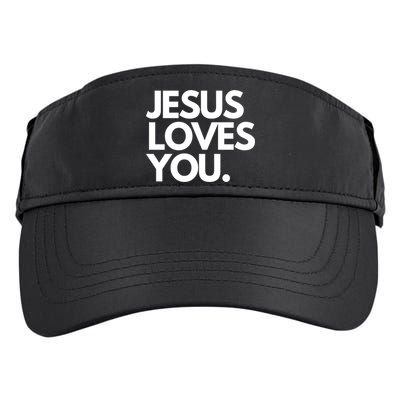 Jesus Loves You Christian Cute Gift Adult Drive Performance Visor