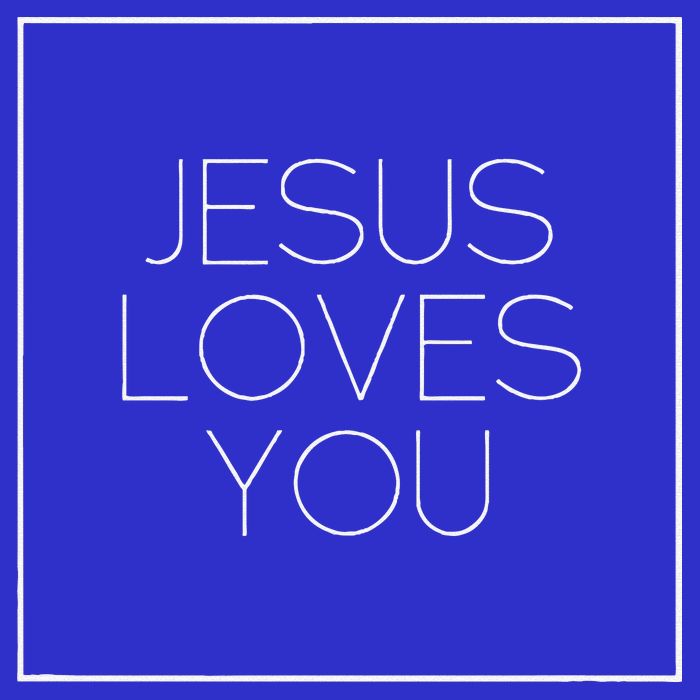 Jesus Loves You 16 in Basic Backpack
