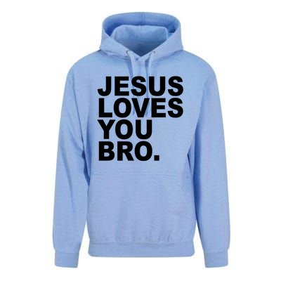 Jesus Loves You Bro Christian Faith Unisex Surf Hoodie