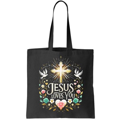 Jesus Loves You Faith Religious Catholic Christian Pastor Bag