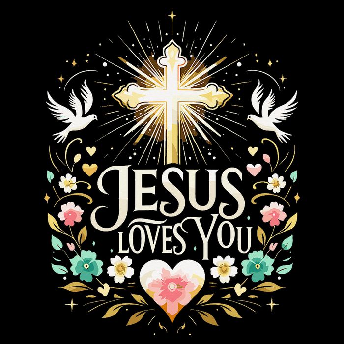 Jesus Loves You Faith Religious Catholic Christian Pastor Toddler T-Shirt