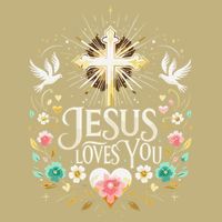 Jesus Loves You Faith Religious Catholic Christian Pastor T-Shirt