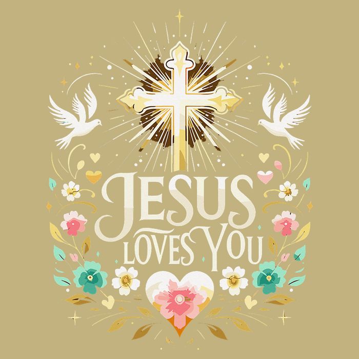 Jesus Loves You Faith Religious Catholic Christian Pastor T-Shirt