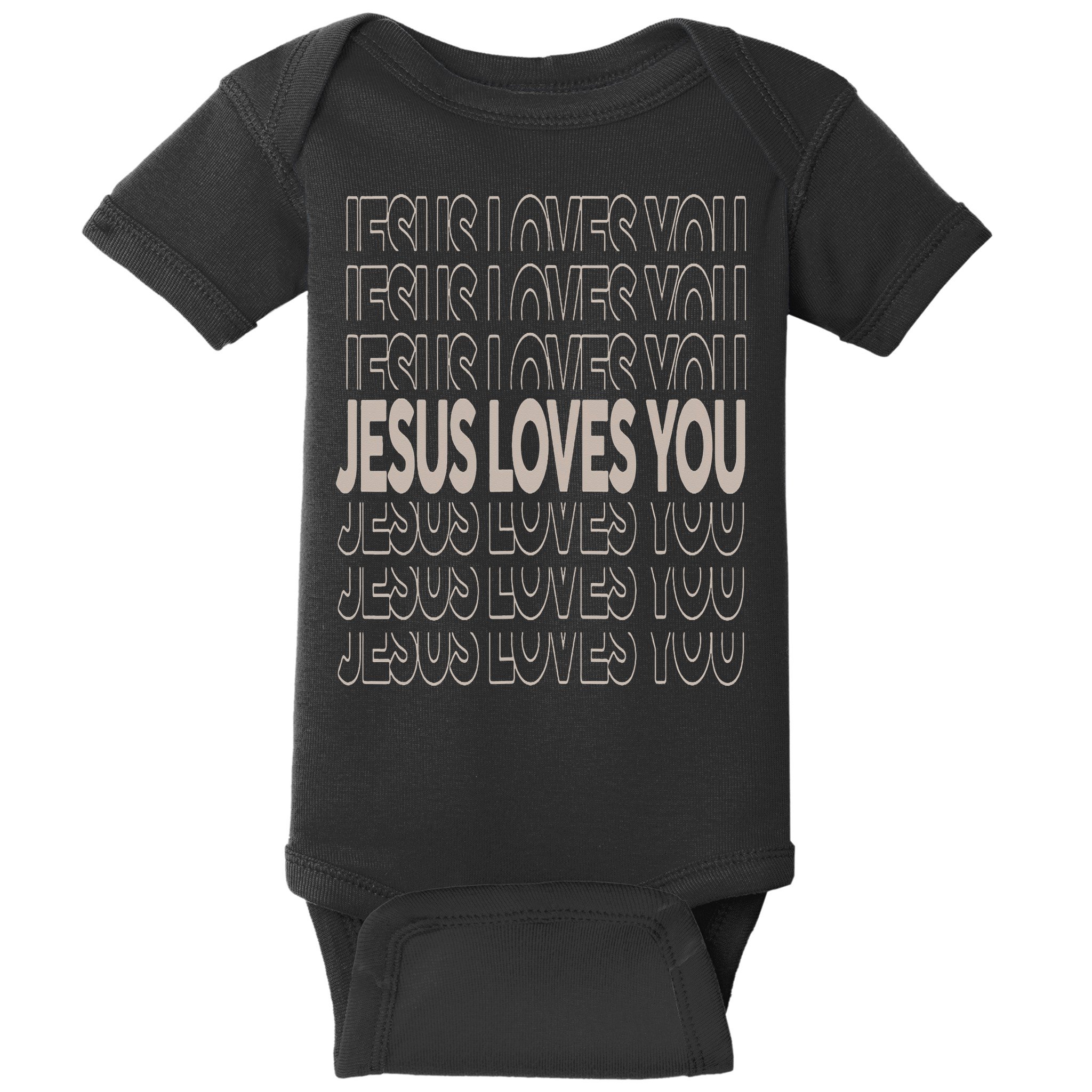 Jesus Loves You Christian Teen Girl God Son Brother Baby Bodysuit