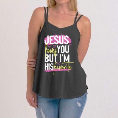 Jesus Loves You But IM His Favorite Women's Strappy Tank