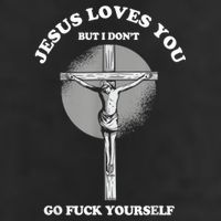 Jesus Loves You But I Don't Go Fuck Yourself Adult Drive Performance Visor