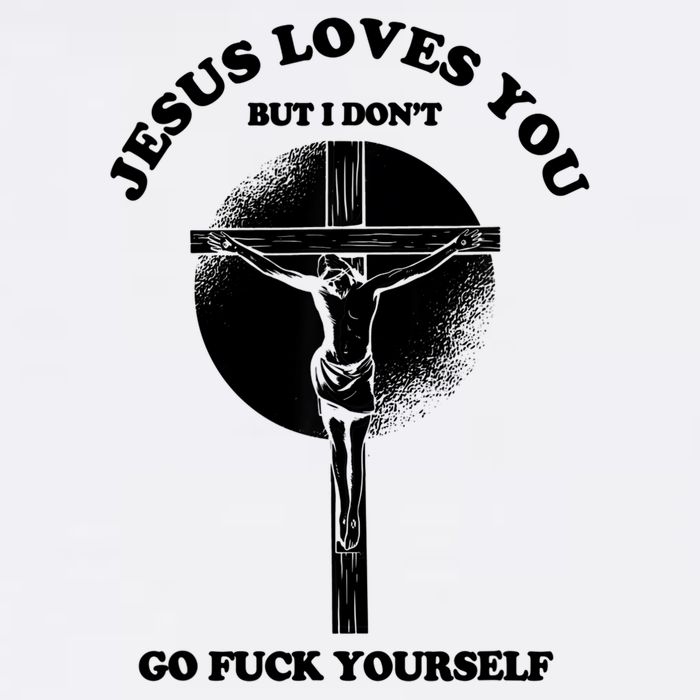 Jesus Loves You But I Don't Go Fuck Yourself Women's Crop Top Tee