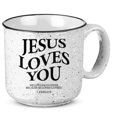 Jesus Loves You We Love Each Other 15oz Campfire Ceramic Mug